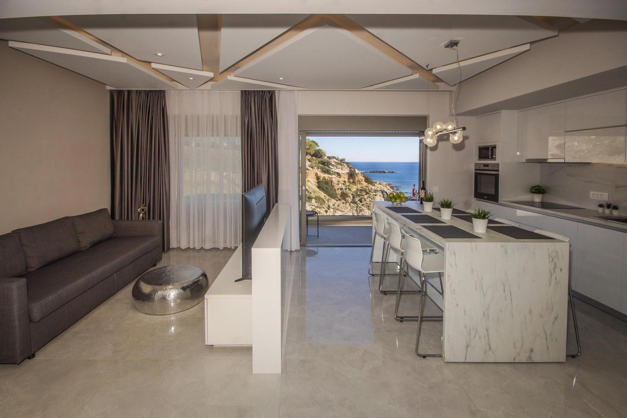 Aquamarine Luxury Suites Archangelos  Exterior photo